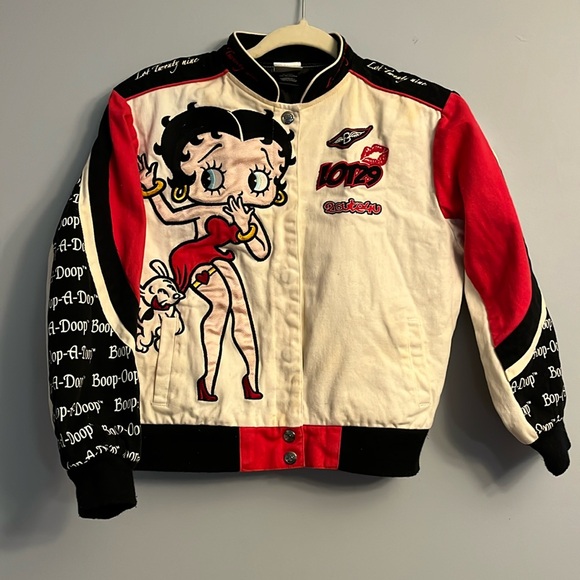 Betty Boop Girls Varsity Jacket